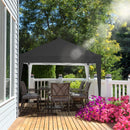 Ainfox 10 x 10 ft Pop-Up Canopy Tent Solar Power Led Light Portable Tailgating Party Tents