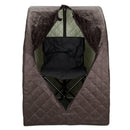 Personal Steam Sauna for Weight Loss, Detox & Relaxation at Home, Chair Included - Black Coffee