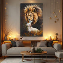 Lion And Sheep Faith Wall Art