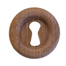 Round Wood Keyhole Cover - Oak or Walnut - 1-5/16" Diameter