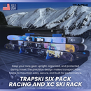 TRAPSKI SIX PACK Racing and XC Ski Rack