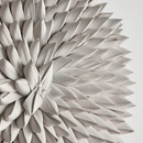 Porcupine African Textured Woven Wall Art in Black, White or Natural