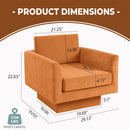 Ainfox Single Sofa Sectional Sofa 360° Swivel Sofa