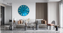 Oversized Mirrored Acrylic Wall Clock