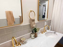 3 Hole Bathroom Faucet - Brass Roman Tub Faucet