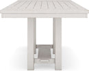 Robbinsdale Counter Height Dining Extension Table 42W 86D White
