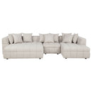 Amara 4-Piece Upholstered Sectional Sofa