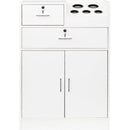 Locking Beauty Salon Storage Cabinet Hair Dryer Holder Stylist Equipment Drawer