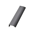 Anthracite Textured "Edge Straight" Tab Drawer Pulls