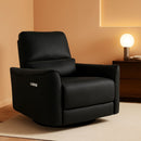 Power Recliner Chair USB Charging Lumbar Support Black