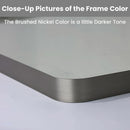 22x30 Inch Brushed Nickel Bathroom Mirror Anti Rust