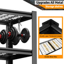 47 Inches Wide Metal Storage Rack, Heavy-Duty Steel Moisture-Proof And Waterproof 5-Layer Adjustable Storage Shelving Unit. Designed For Warehouse Storage (food Pantries, Industrial Use).