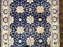 Blue and Beige Indian Rug, Indo Persian Carpet