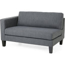 Comfy 3-Seat Sofa with Wooden Legs, Modern Style for Living Room and Study