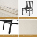 Black Dining Chairs With Removable Cushion Covers Set Of 2