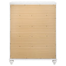Barzini 5-drawer Bedroom Chest White