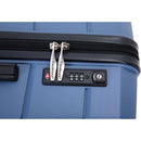 Hardshell Suitcase Spinner Wheels PP Luggage Sets Lightweight Durable Suitcase with TSA Lock,3-Piece Set (20/24/28), Blue