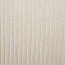 Upholstered Square Ottoman,Beige,Corduroy