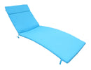 52005.00CUSH-BLU (2PCS) SALEM Outdoor Chaise Lounge Cushion (Without Chaise Lounge)