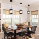 Black Farmhouse Pendant Lights With Adjustable Cords