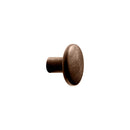 Walnut Lacquered Wood "Brutus" Cabinet Knob and Drawer Pulls
