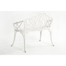 Cast aluminium bench