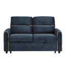 Pull Out Sofa Bed With Adjustable 3 Position Backrest, USB Charging Ports, Side Pockets