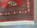 2' 8" X 10' Vintage Handmade Bokhara Turkoman Pakistani Wool Runner Rug Nice