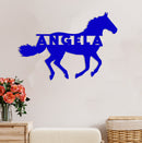 Running Horse Name Sign