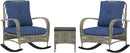 Stylish Three Piece Wicker Patio Furniture Set