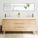 Full Length Floor Mirror 59x17 Aluminum Frame for Bedroom