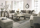 Soletren Oversized Ottoman Off White Modern Furniture