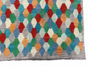 6.5 x 9.5 Colorful Chobi Kilim Rug 6 x 9 Multicolor Turkish Kilim Rug 7x10 Chobi Kilim Rug Playroom Rug Wool Kilim Rug 6x9 New Tribal Kilim