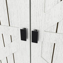 Modern Minimalist MDF Shoe Cabinet with Sliding Door Design - White