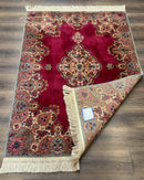 Karastan Rug 4x6 Red Medallion Kirman