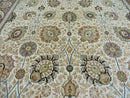 9' X 12' Vintage Handmade Wool Rug Pakistani Floral Design Nice Vegetable Dye