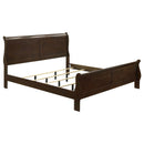 Louis Philippe 5-piece Eastern King Bedroom Set Cappuccino
