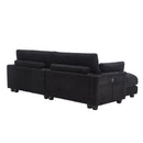 UNITED WE WIN Sleeper Sofa Couch Bed,Oversized Chaise Lounge Chair Cozy Cloud Couch