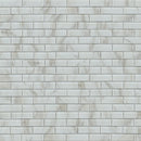 Ivory Amber Beveled Subway 11.81"x11.81" Glass Mesh-Mounted Mosaic Tile Pattern- MSI Collection