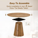 Luxurious Round Space Saving Dining Table Set For Four