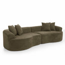 4 Seater Curved Cloud Sectional Sofa