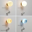 3d astronaut moon wall lamp for kids bedroom