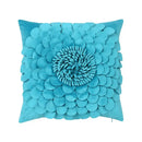 3d blue floral velvet cushion cover living room daisy pillowcase