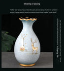 3D Ceramic Vase for Dried Flowers