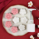 3d cherry blossom mooncake mold for kitchen baking