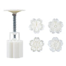 3d cherry blossom mooncake mold for kitchen baking