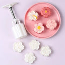 3d cherry blossom mooncake mold for kitchen baking