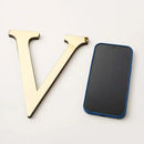 3d gold & silver mirror letters wall stickers – living room decor