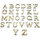 3d gold & silver mirror letters wall stickers – living room decor