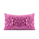 3d velvet flower pillow covers yellow & beige living room decor